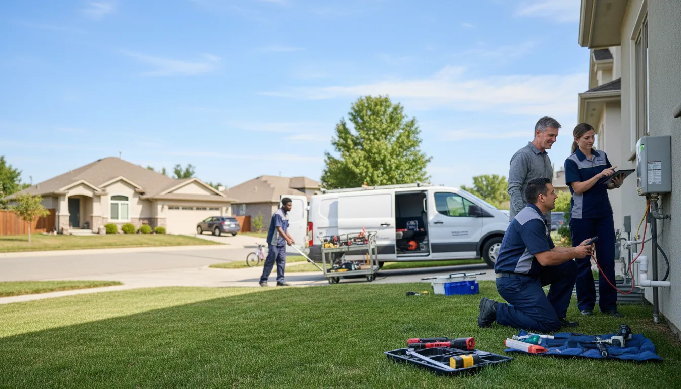 Tankless water heater service in Royal, NE